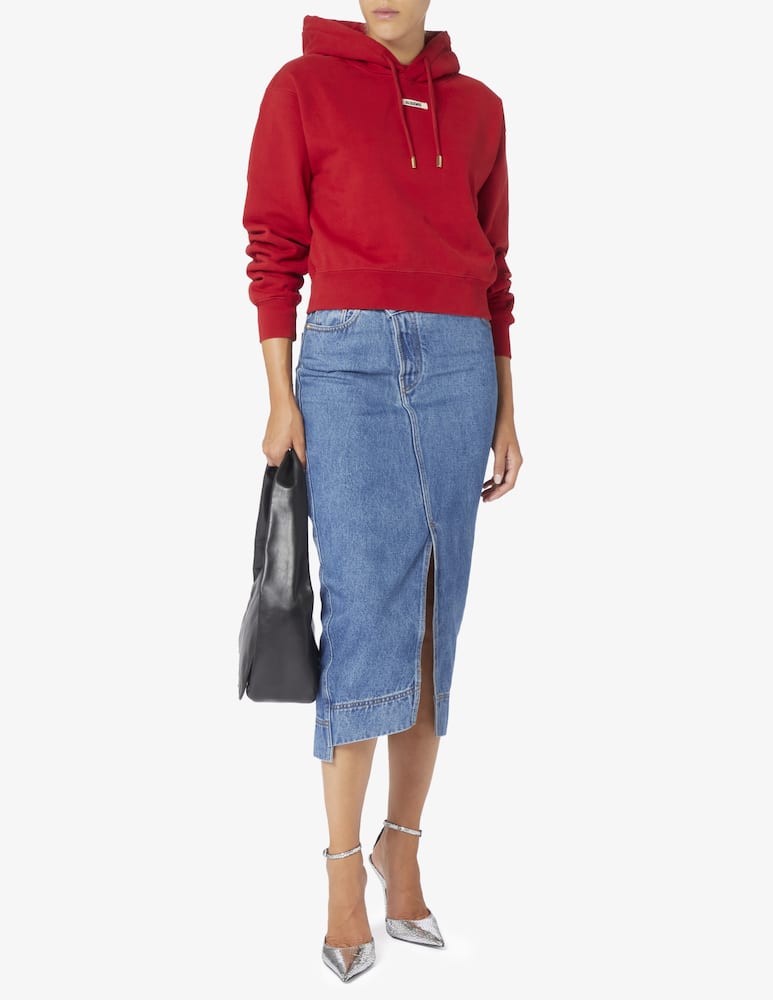 Jacquemus Felpa con cappuccio in cotone - immagine 2 Jacquemus Felpa con cappuccio in cotone - immagine 2