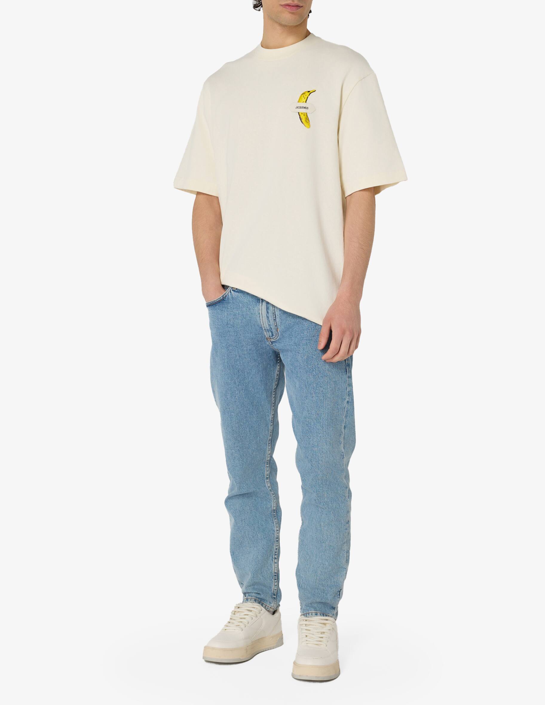 Shop Jacquemus Banana patch t-shirt on Rinascente