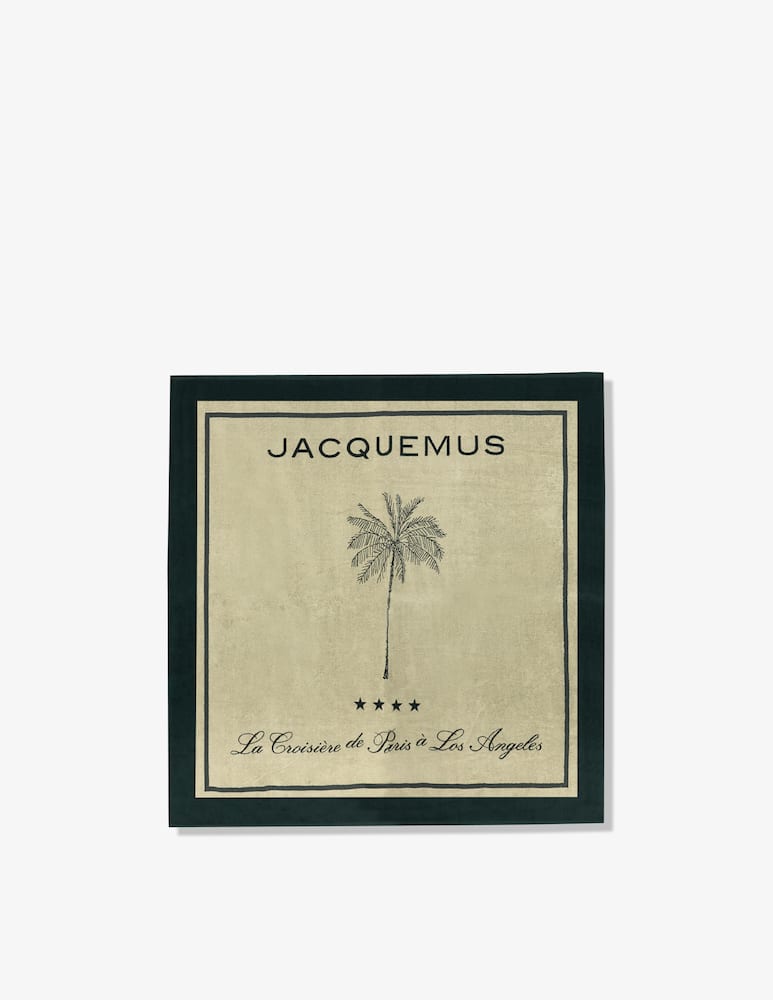 Jacquemus Croisiere palm towel - picture 1 Jacquemus Croisiere palm towel - picture 1