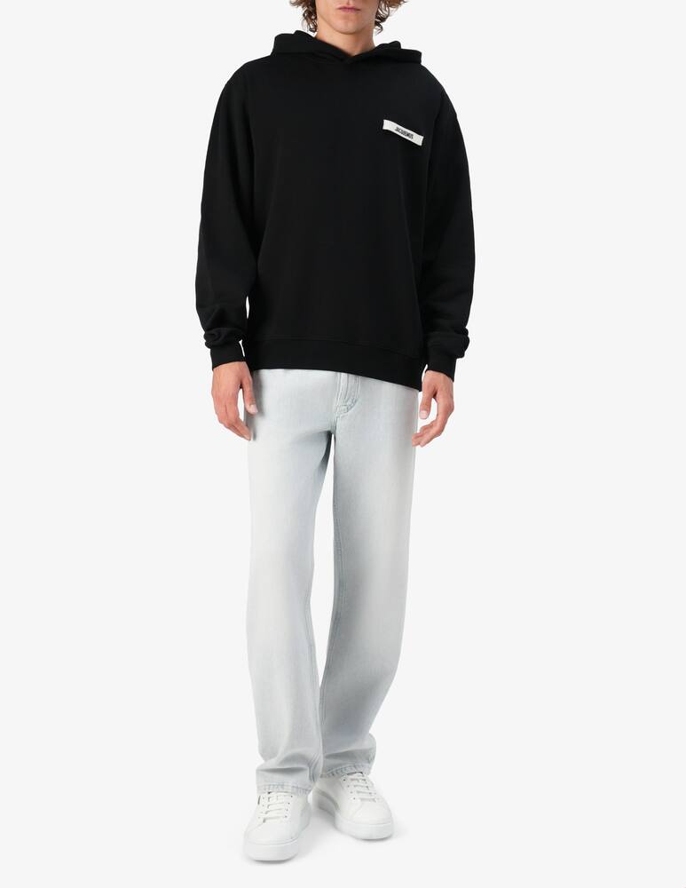 rinascente Jacquemus Hooded grosgrain sweatshirt