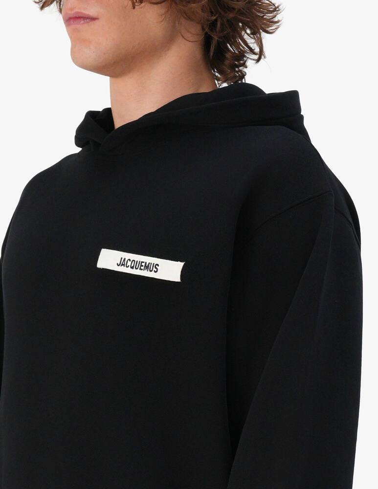rinascente Jacquemus Hooded grosgrain sweatshirt
