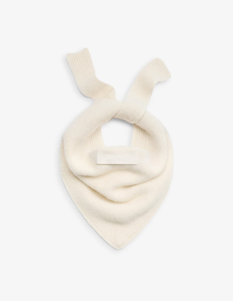 Jacquemus Grosgrain knit scarf - picture 1 Jacquemus Grosgrain knit scarf - picture 1