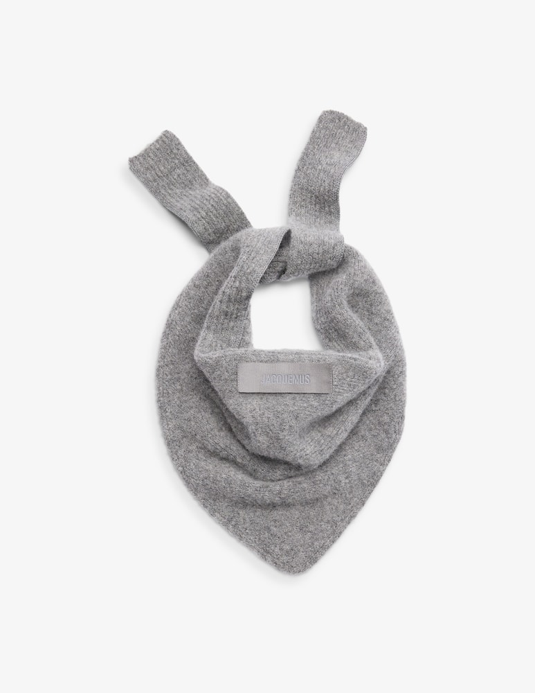 rinascente Jacquemus Chale grosgrain scarf