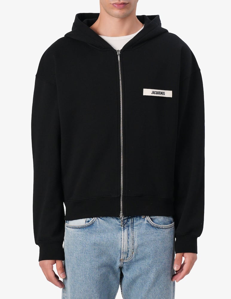 rinascente Jacquemus Felpa con zip gros grain