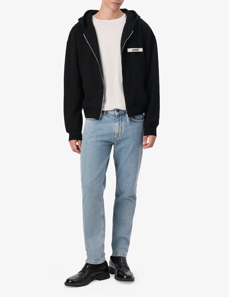 rinascente Jacquemus Felpa con zip gros grain