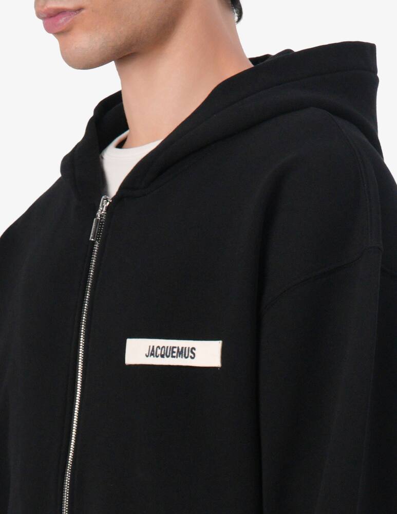 rinascente Jacquemus Felpa con zip gros grain