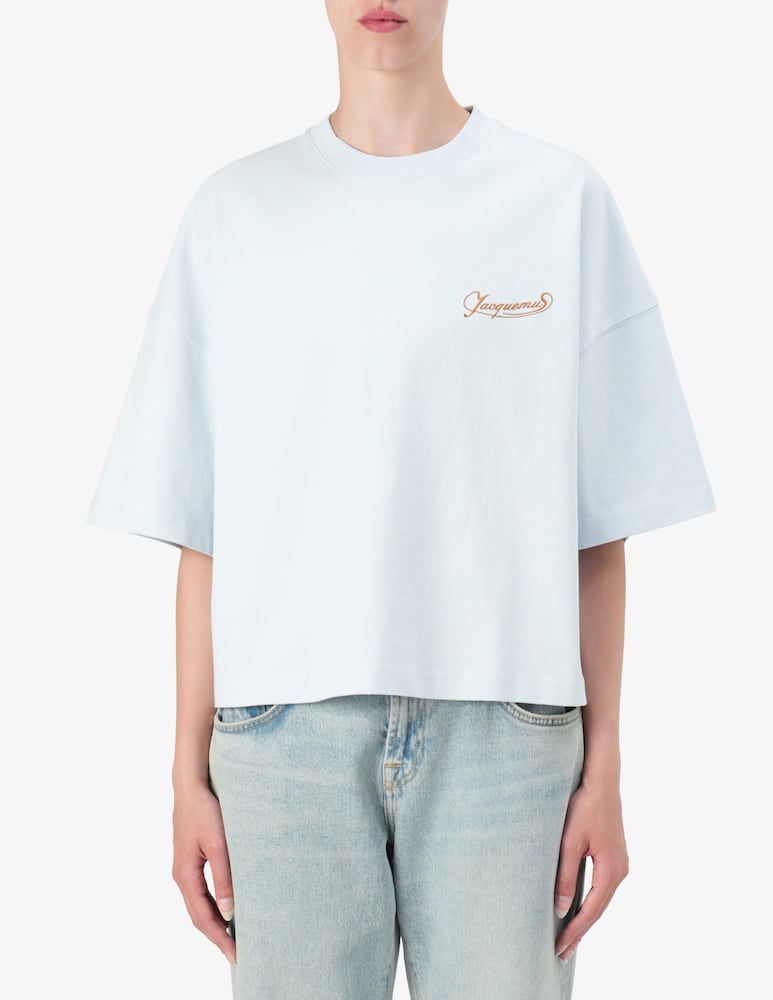 rinascente Jacquemus Boxy logo t-shirt