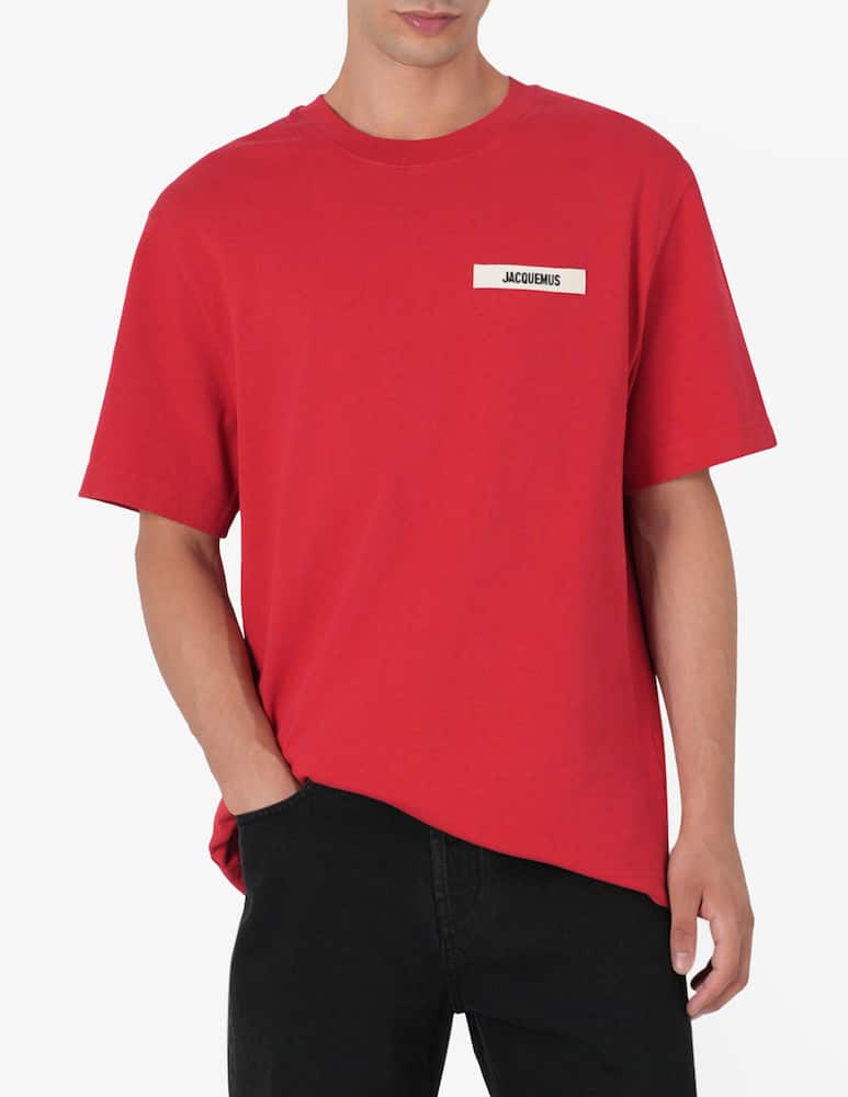 rinascente Jacquemus Grosgrain detail t-shirt