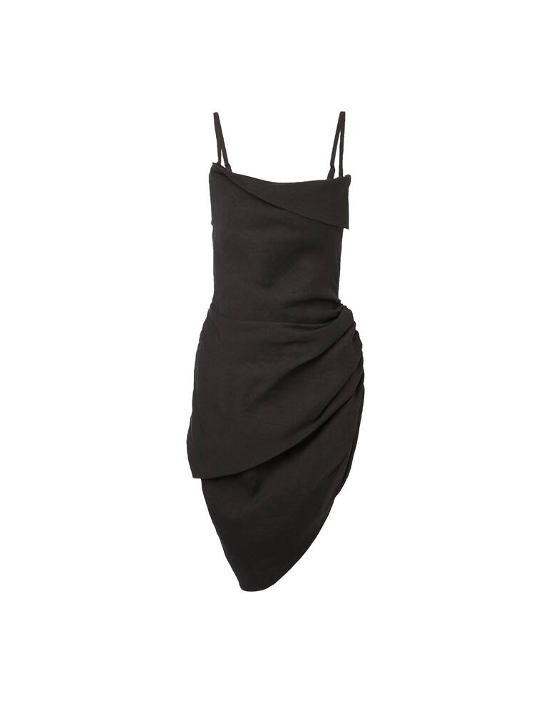 rinascente Jacquemus Abito corto asimmetrico con spacco Saudade