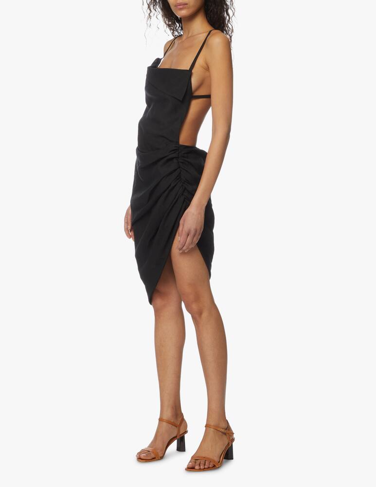 rinascente Jacquemus Abito corto asimmetrico con spacco Saudade