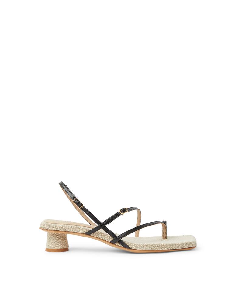 Jacquemus Mule con tacco basso in pelle Basgia - immagine 1 Jacquemus Mule con tacco basso in pelle Basgia - immagine 1