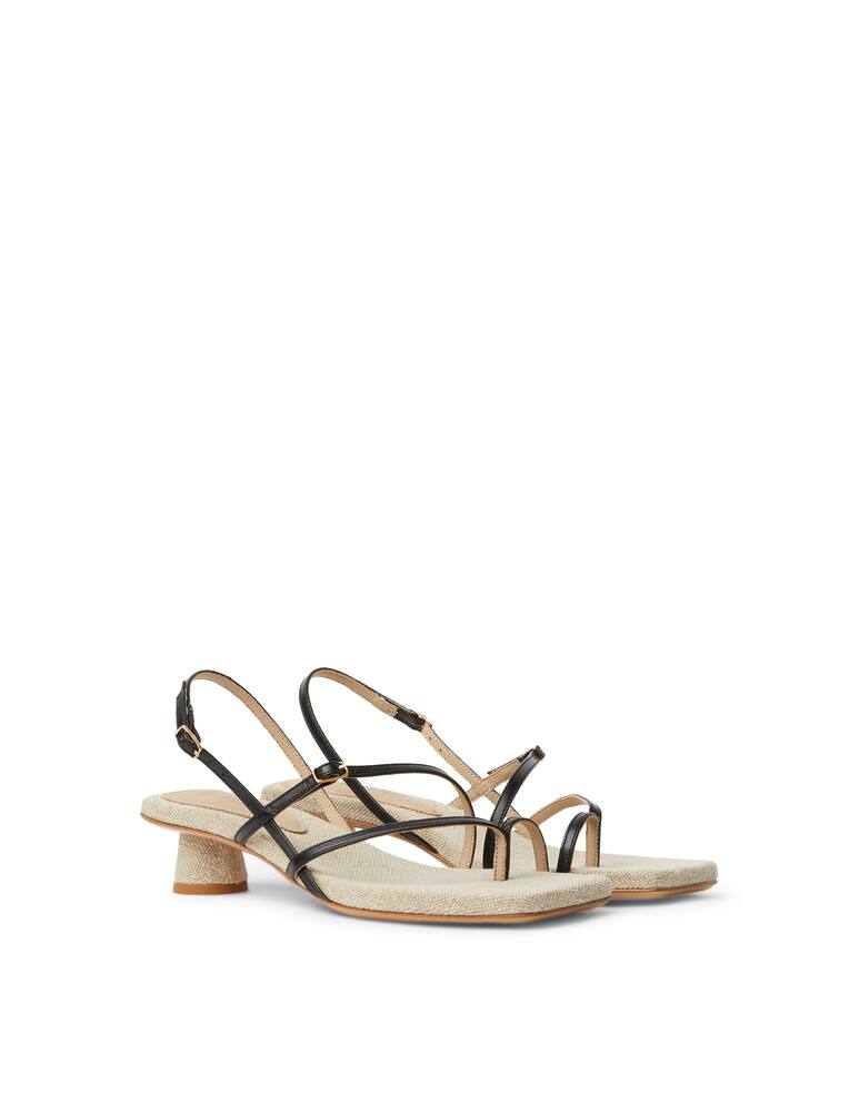 Jacquemus Mule con tacco basso in pelle Basgia - immagine 2 Jacquemus Mule con tacco basso in pelle Basgia - immagine 2