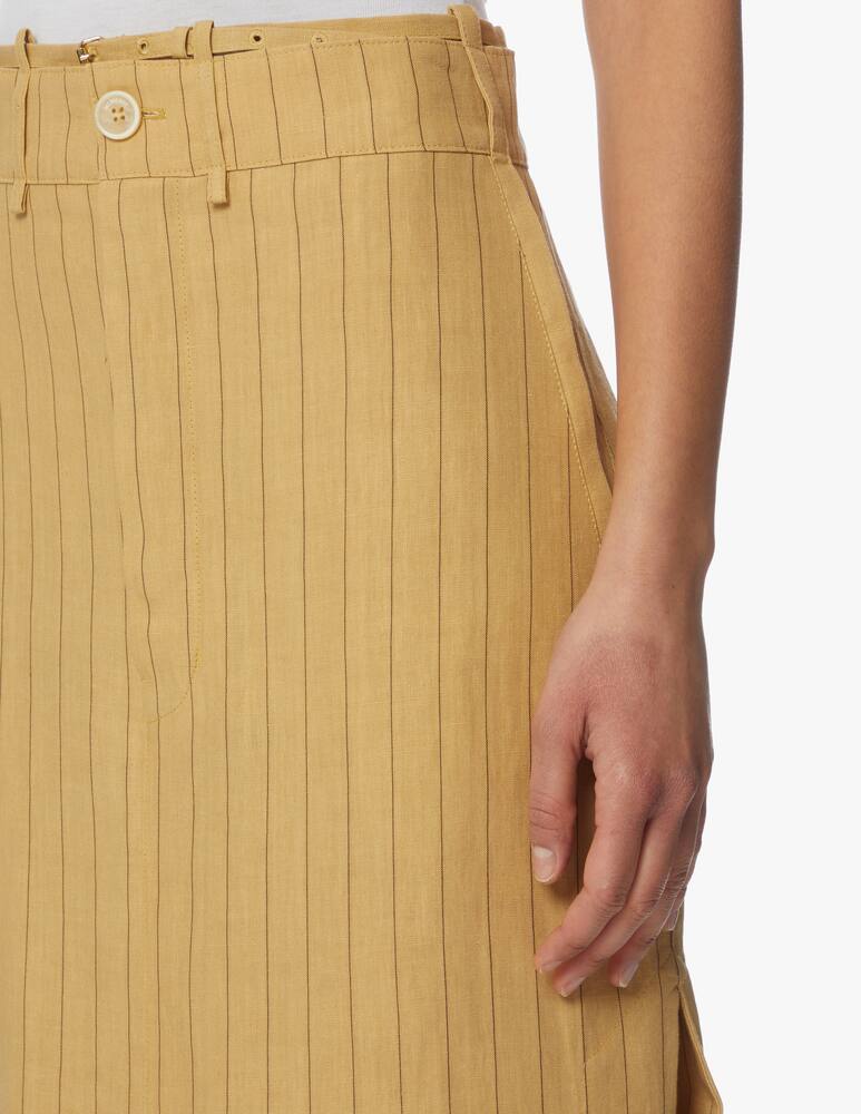 rinascente Jacquemus Gonna lunga gessata con spacco Terraio