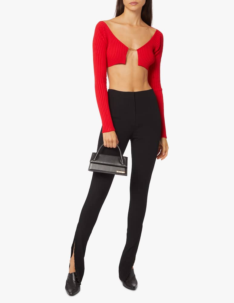 rinascente Jacquemus Cardigan corto senza cuciture La Maille Pralù