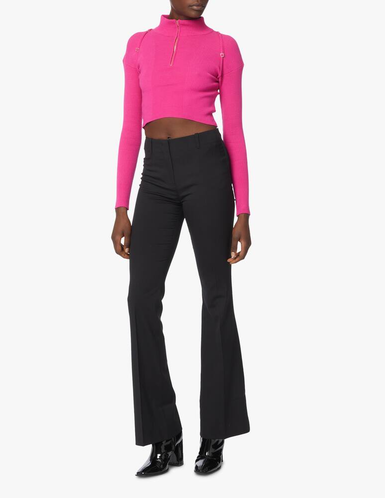 rinascente Jacquemus Top corto con mezza zip La Maille Bormio 