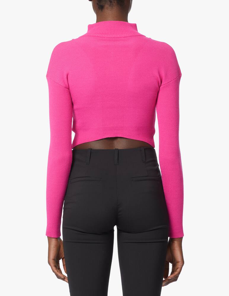 rinascente Jacquemus Top corto con mezza zip La Maille Bormio 