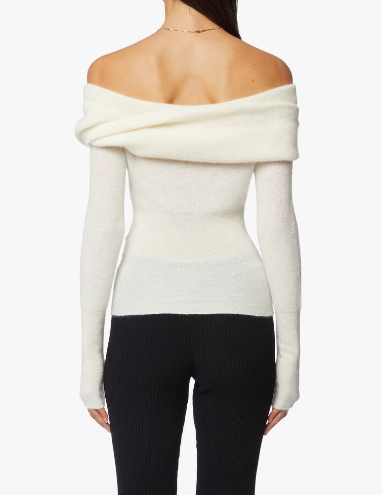rinascente Jacquemus Off-the-shoulder sweater La Maille Ascua