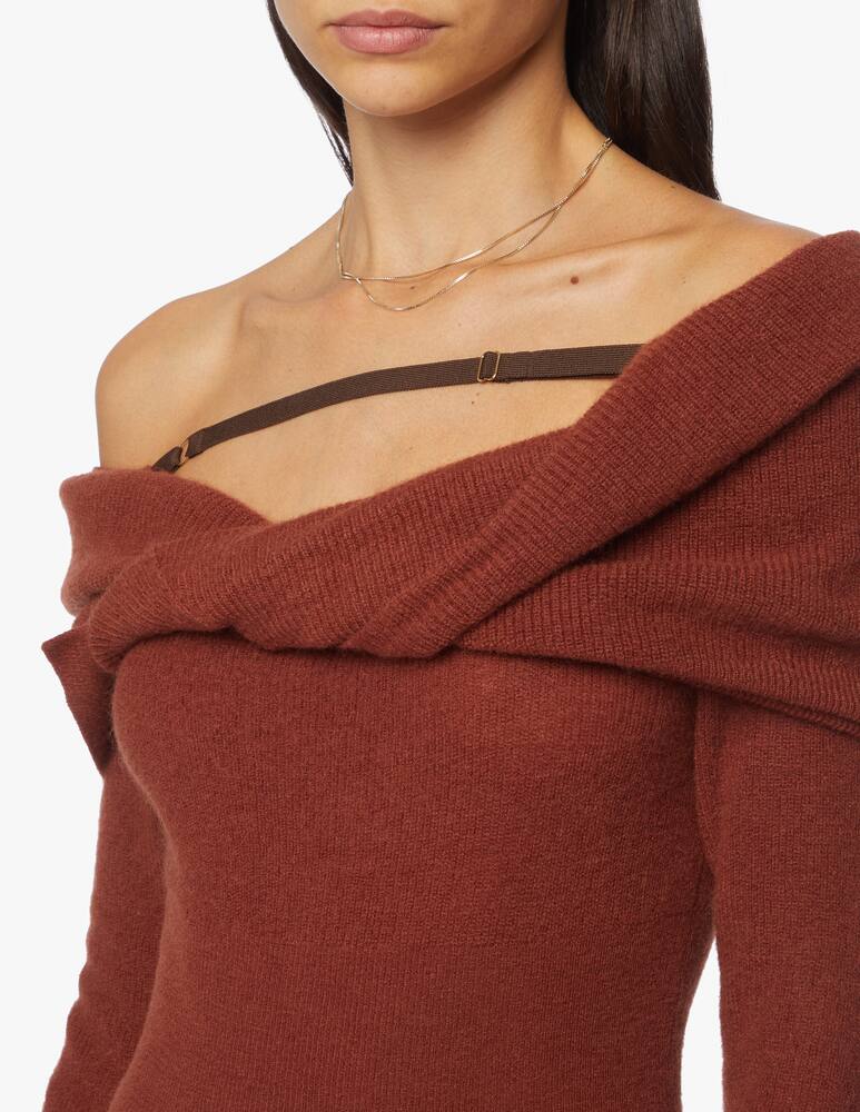 rinascente Jacquemus Off-the-shoulder sweater La Maille Ascua