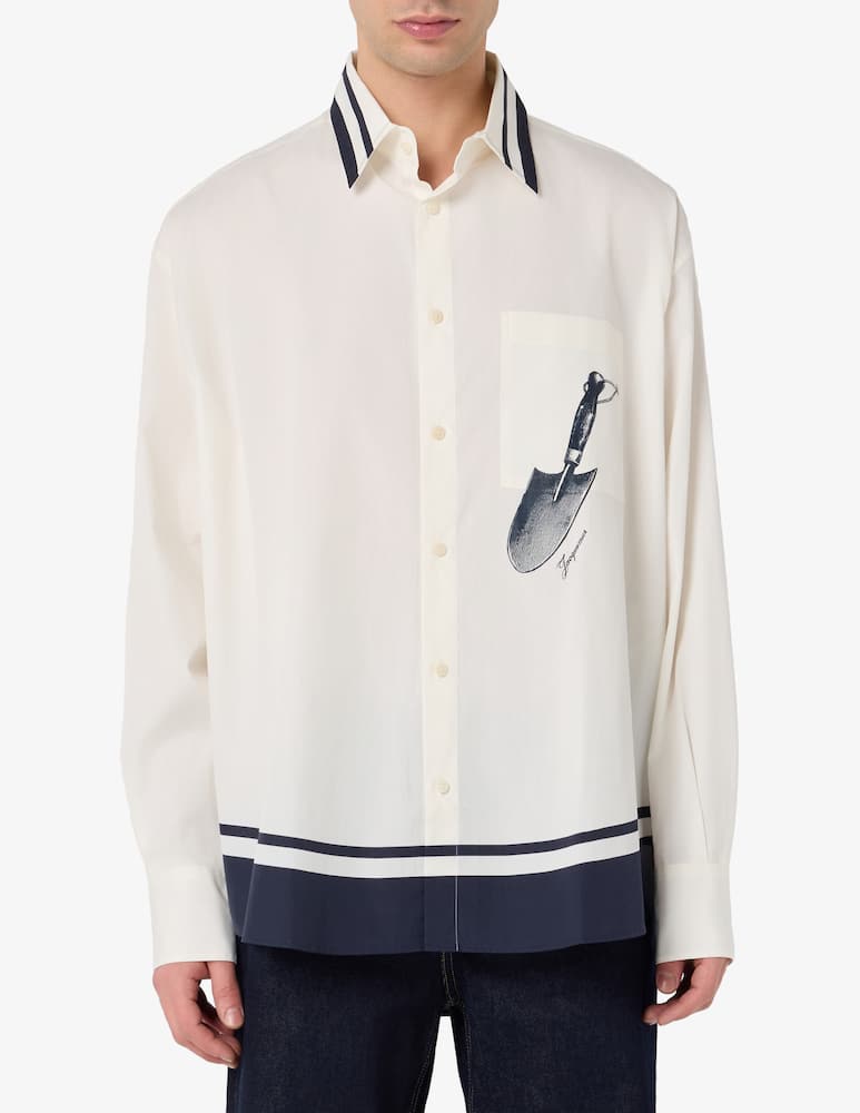 rinascente Jacquemus Camargue print shirt