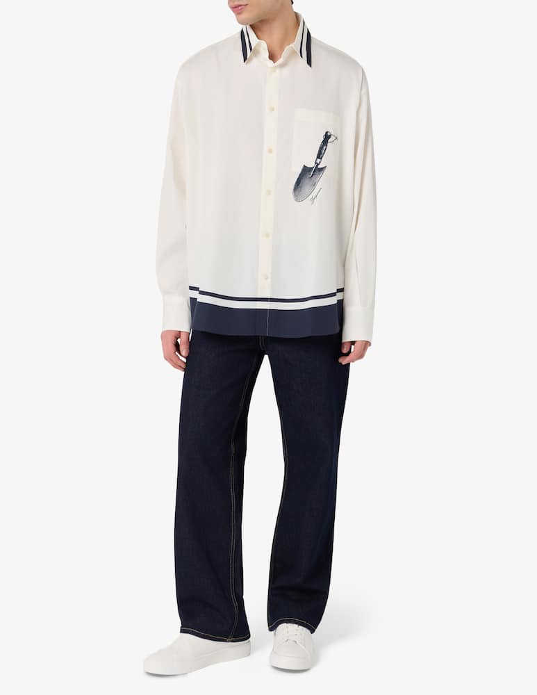 rinascente Jacquemus Camargue print shirt