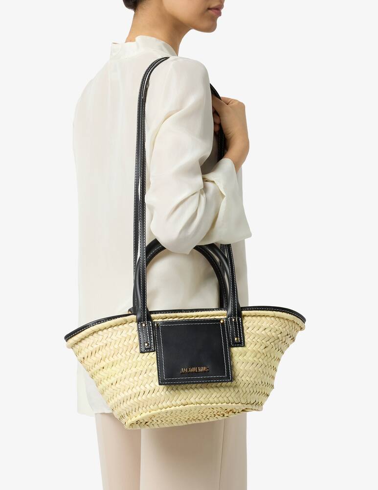Jacquemus Shopper a mano in rafia Petit panier - immagine 2 Jacquemus Shopper a mano in rafia Petit panier - immagine 2