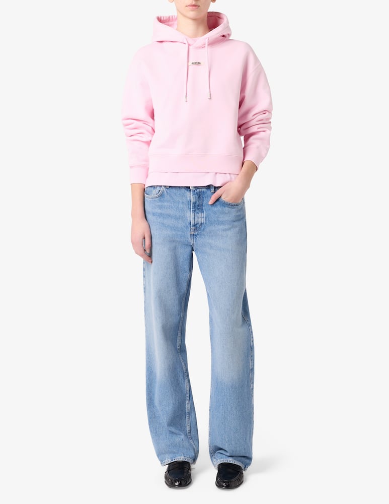 Jacquemus Felpa con cappuccio Le Hoodie - immagine 2