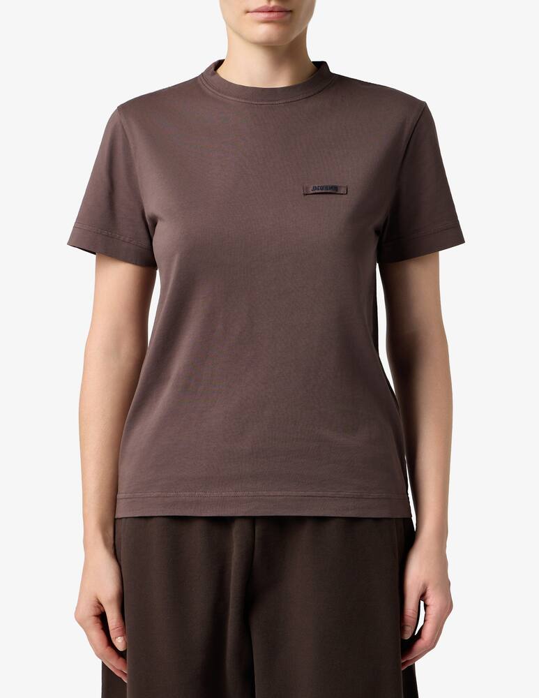 Jacquemus Logo t-shirt gros grain - picture 1 Jacquemus Logo t-shirt gros grain - picture 1
