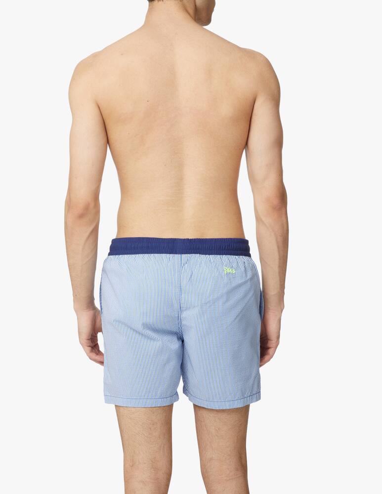 rinascente Gili's Trawangan seersucker swimshorts - blue