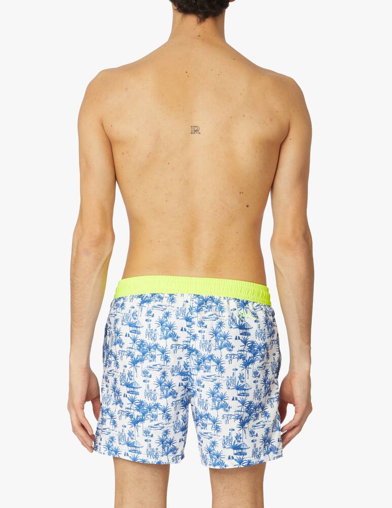 rinascente Gili's Trawangan toile de jouy balinaise swimshorts 