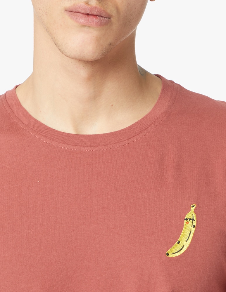rinascente Olow Banana embroidered t-shirt - brown