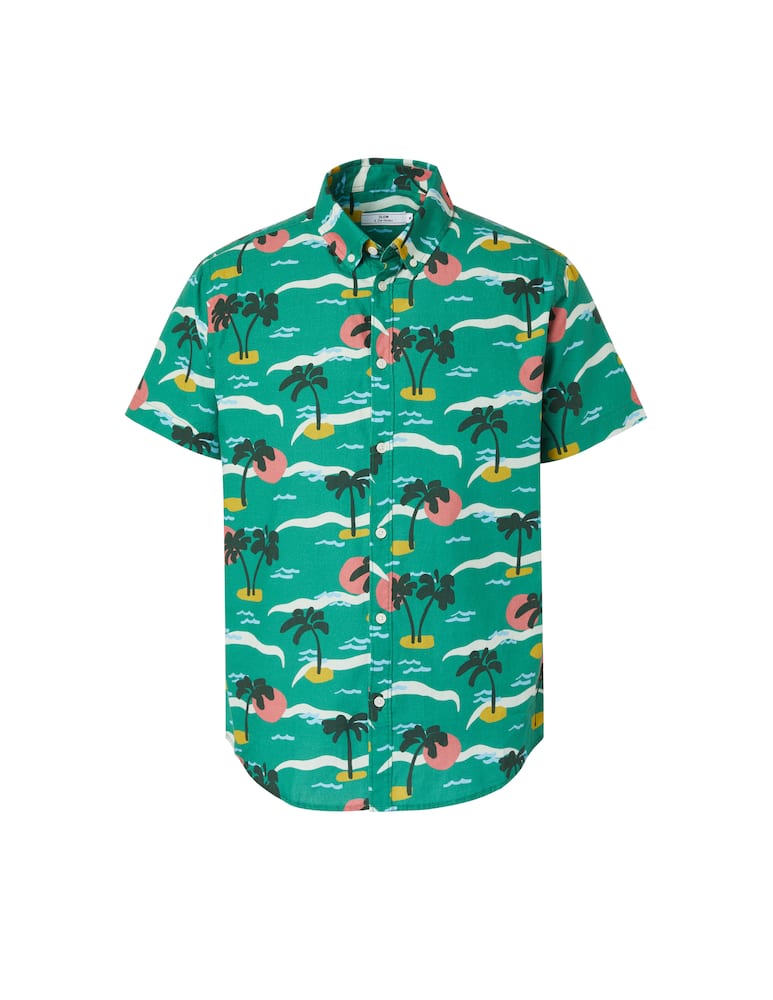 rinascente Olow Palms short sleeve shirt - multi