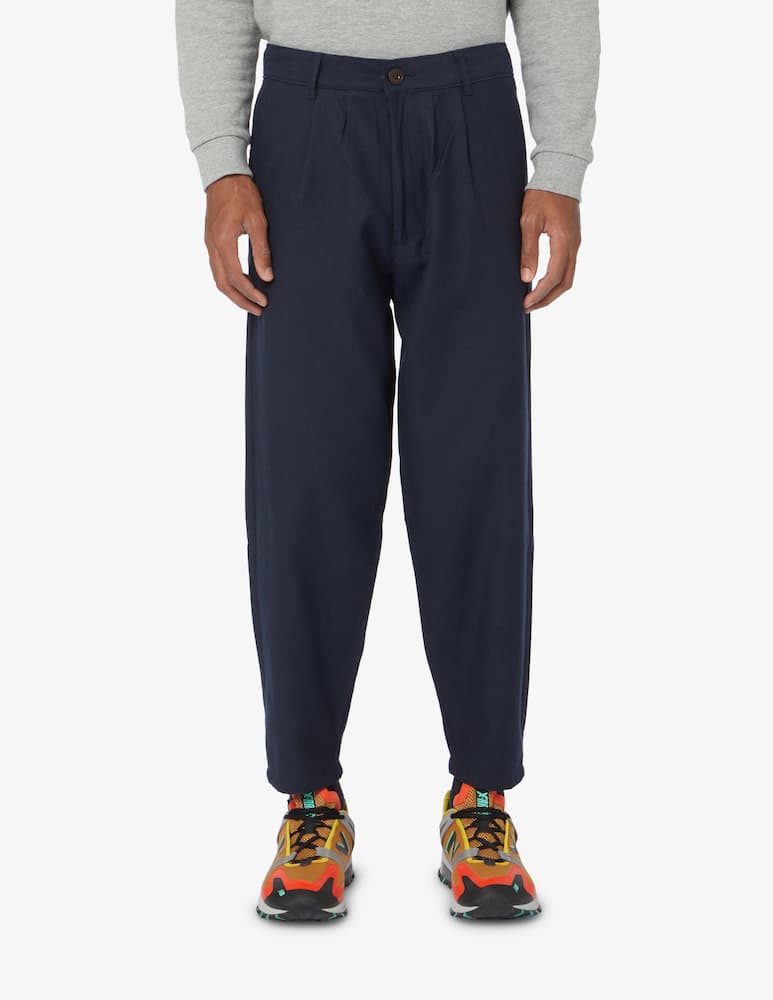 rinascente Olow Pantalone lana e cotone - Blu