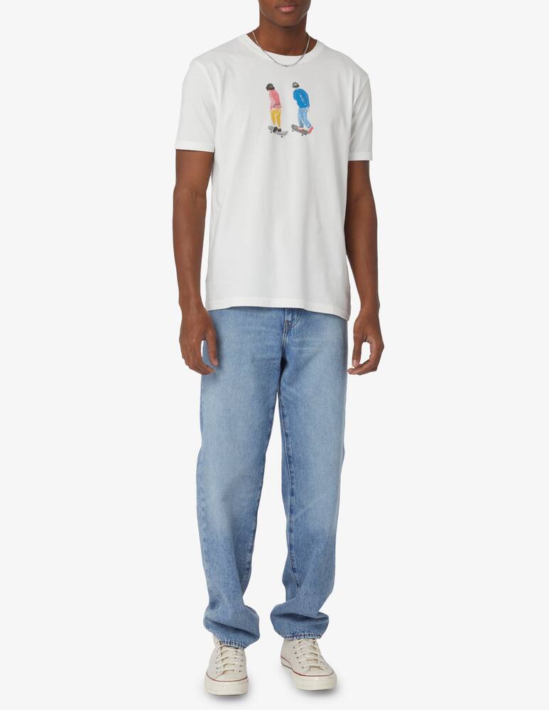 rinascente Olow Maglietta skater chill - Bianco