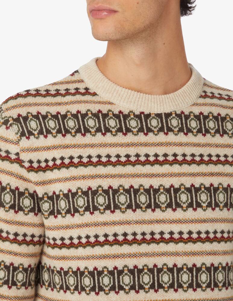 rinascente Olow Georges greek roundneck sweatwer - Beige