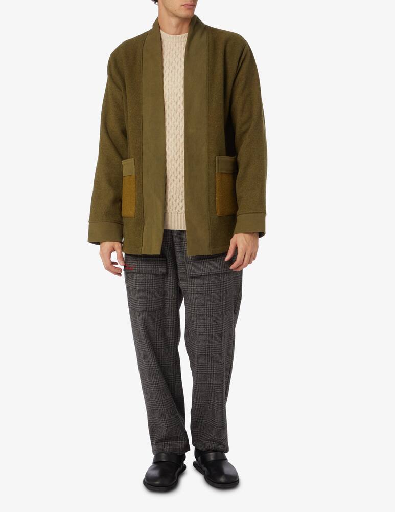 rinascente Olow Waffle stone roundneck sweater - Beige