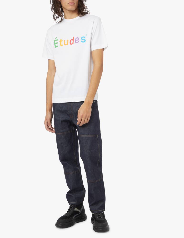 rinascente Etudes Multicolor logo t-shirt - white