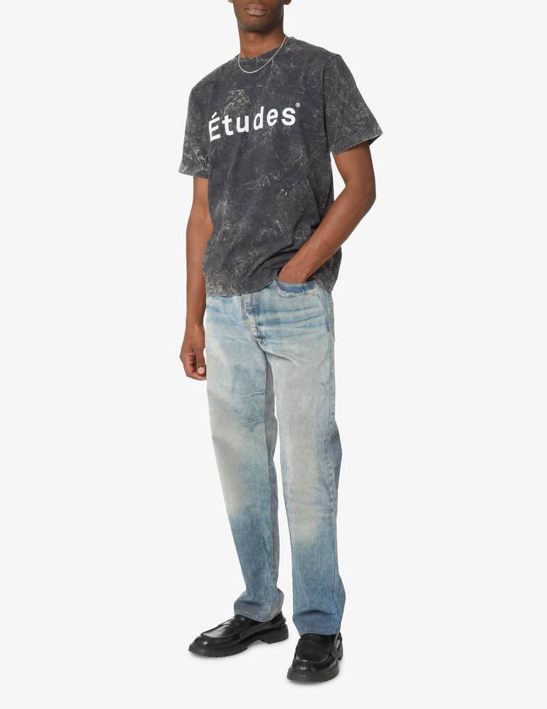 rinascente Etudes Maglietta smacchiata wonder etudes - Nero