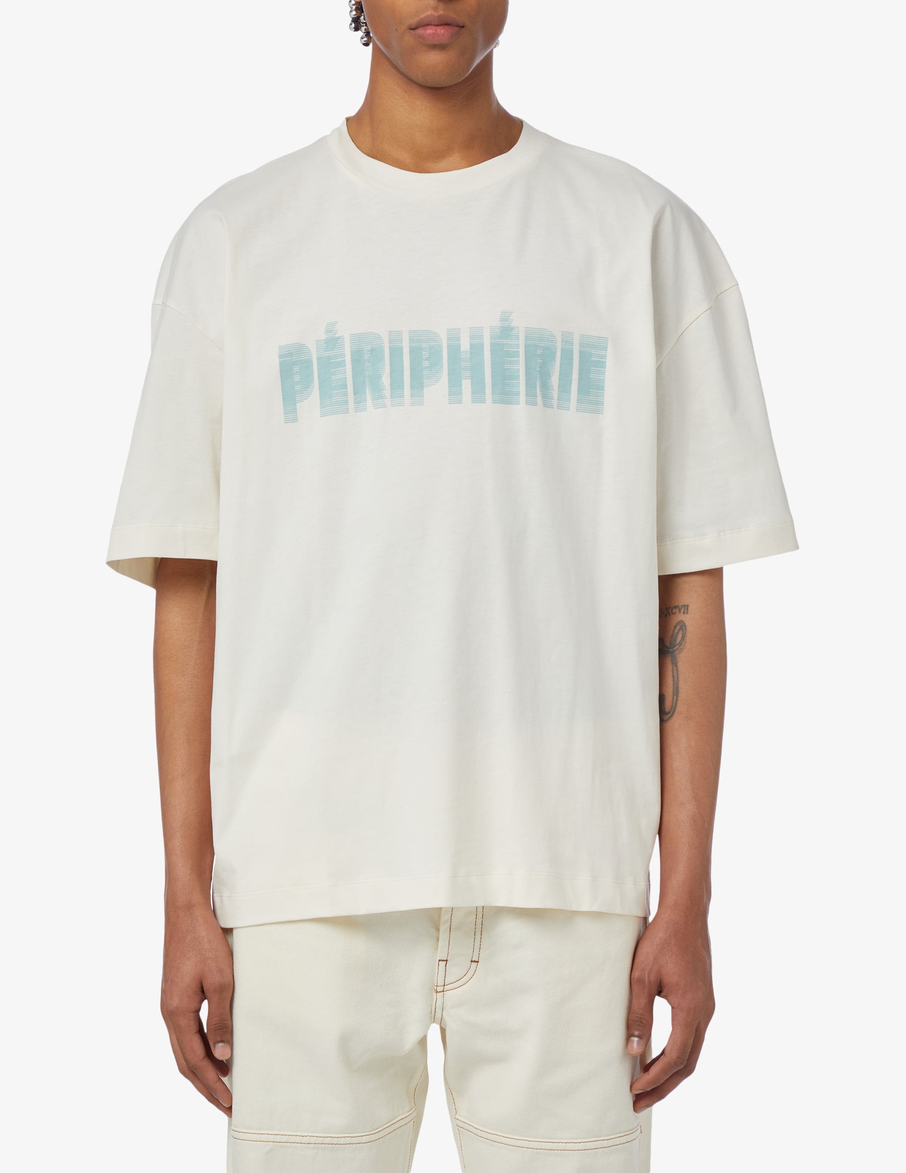 【関税込み】Etudes ブルー Spirit Peripherie Tシャツ Shop Etudes Spirit peripherie t-shirt on Rinascente