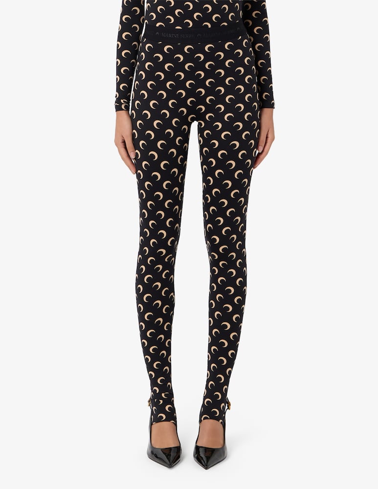 rinascente Marine Serre Recycled moon jersey leggings
