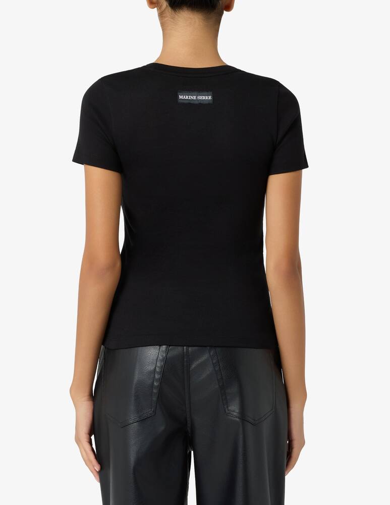 Marine Serre T-shirt con logo Moon - immagine 3 Marine Serre T-shirt con logo Moon - immagine 3