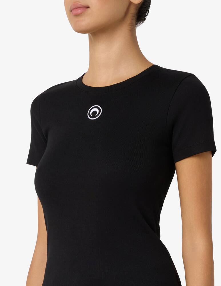 Marine Serre T-shirt con logo Moon - immagine 4 Marine Serre T-shirt con logo Moon - immagine 4