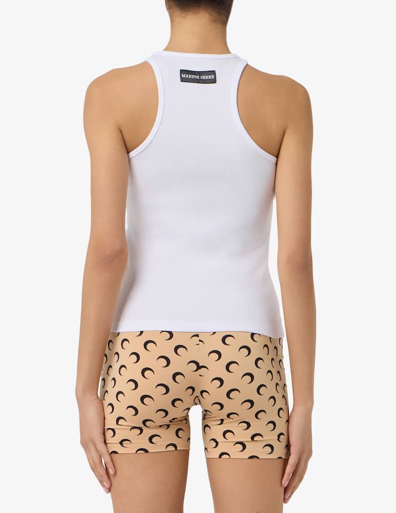 rinascente Marine Serre Canotta in jersey a costine moon