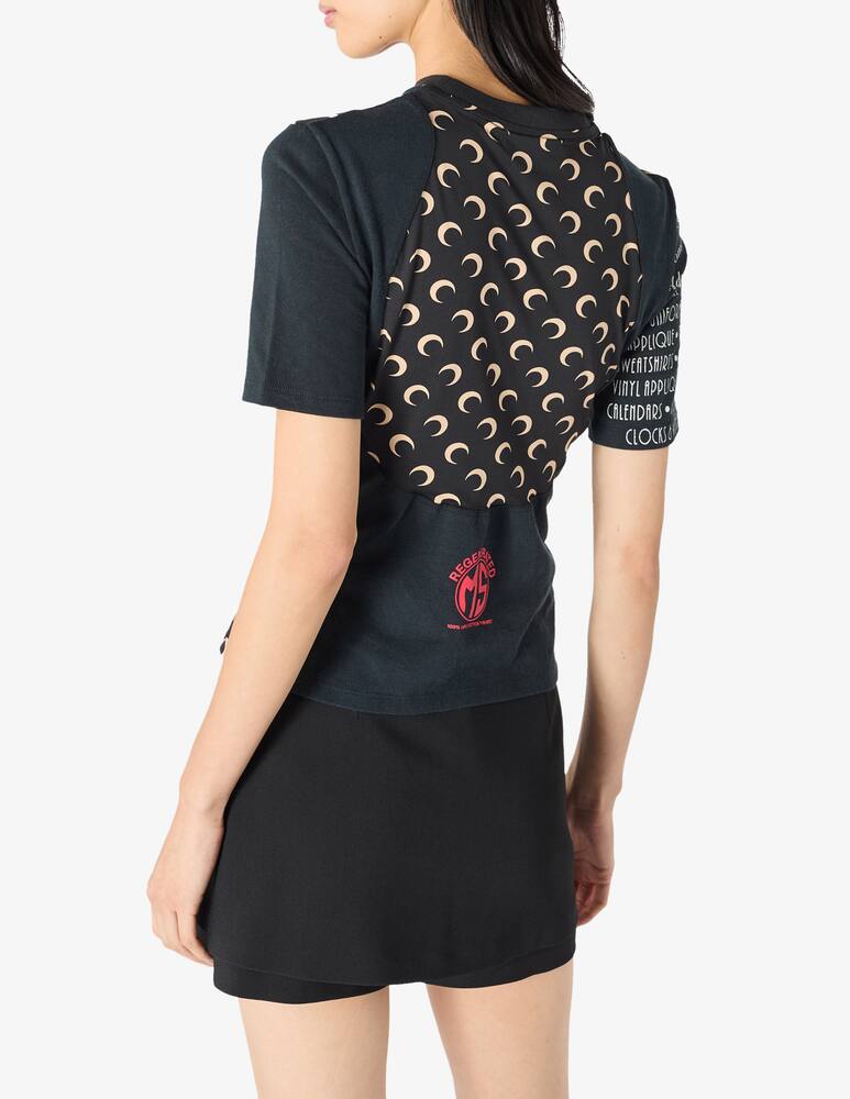 rinascente Marine Serre Drum print jersey t-shirt