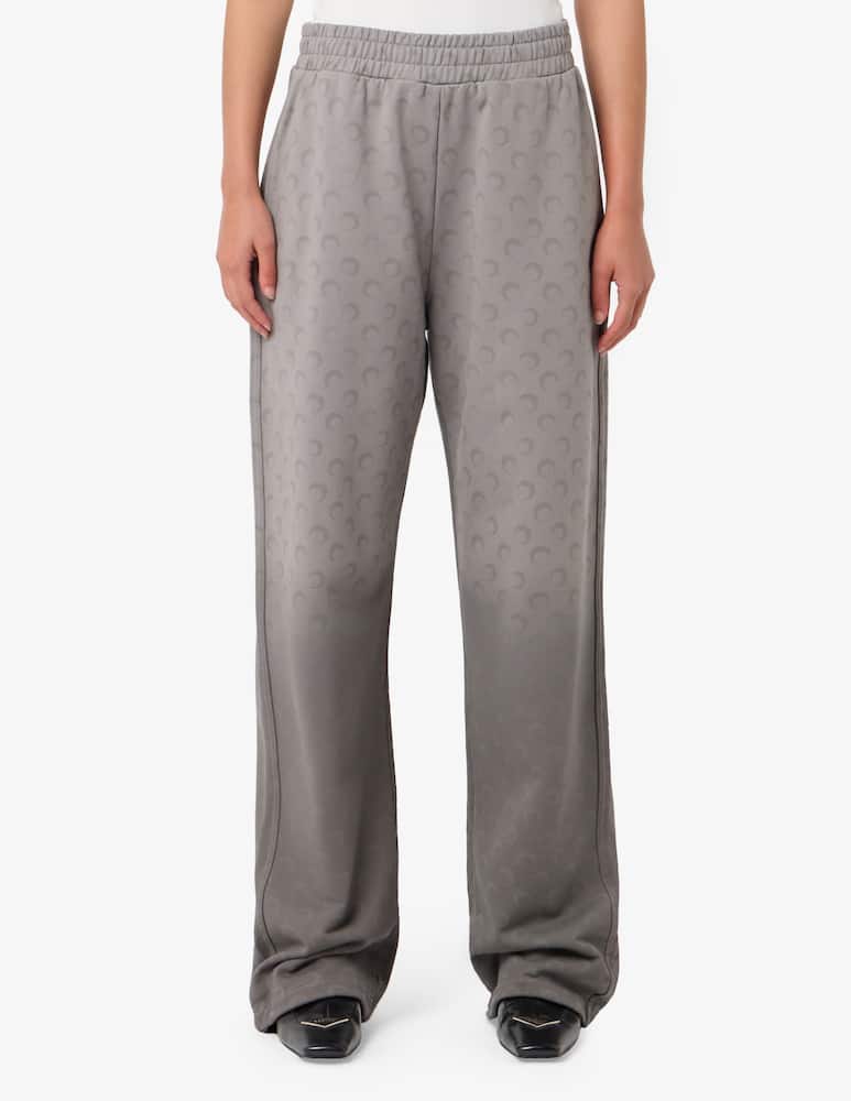 rinascente Marine Serre Faded moon fleece sweatpants
