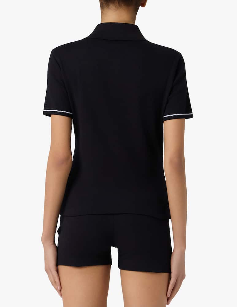 Marine Serre Polo t-shirt cute 70s - immagine 3 Marine Serre Polo t-shirt cute 70s - immagine 3