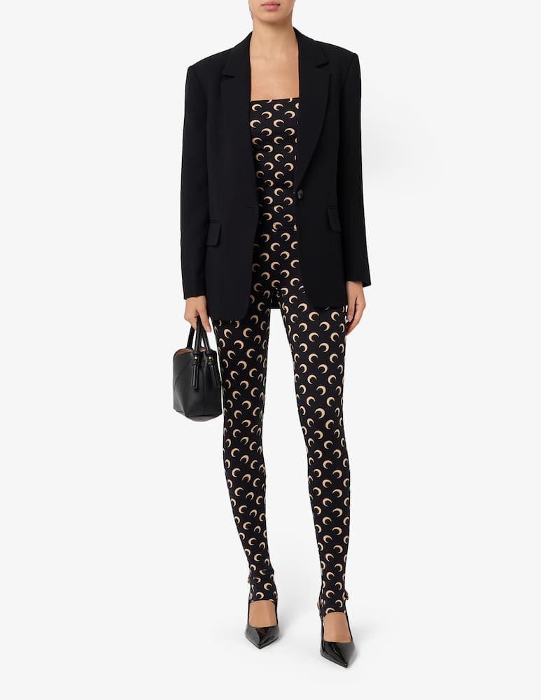 rinascente Marine Serre Top a maniche lunghe con scollatura quadrata