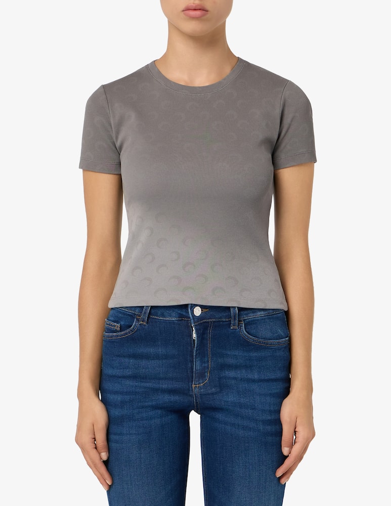 rinascente Marine Serre Faded moon jersey t-shirt