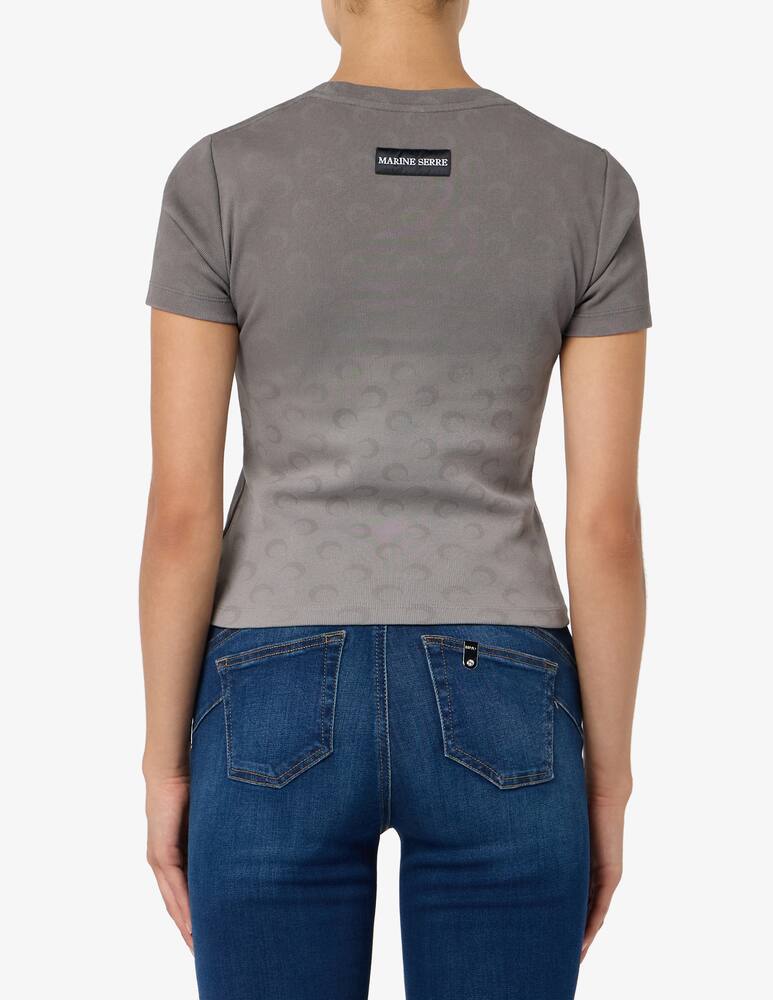 rinascente Marine Serre Faded moon jersey t-shirt