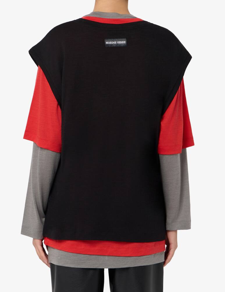 rinascente Marine Serre Merino jersey three t-shirt set