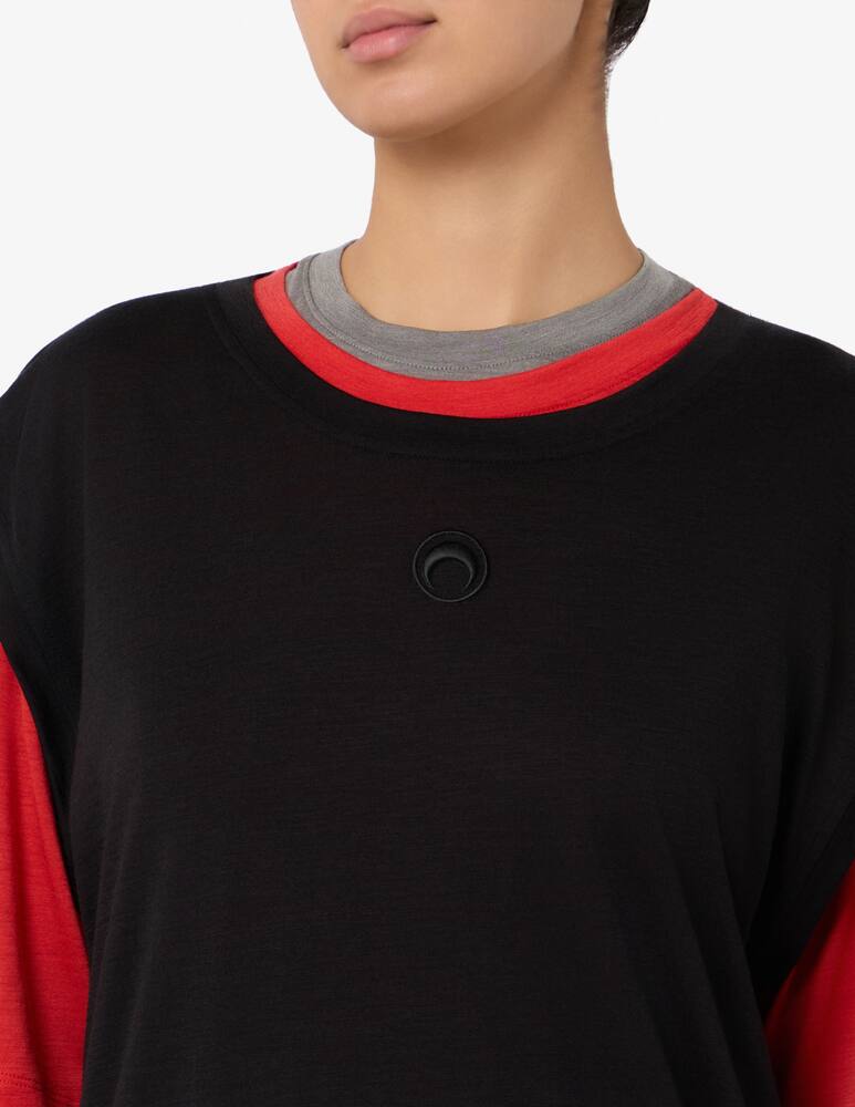 rinascente Marine Serre Merino jersey three t-shirt set